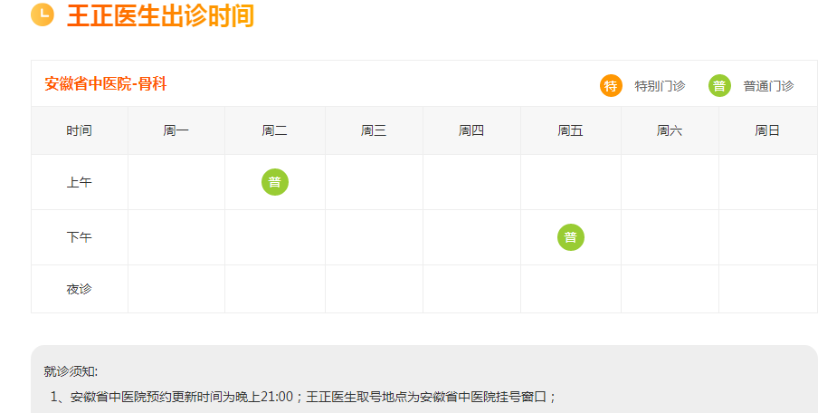 安徽名中医Top100擅治关节炎的王正主任医师