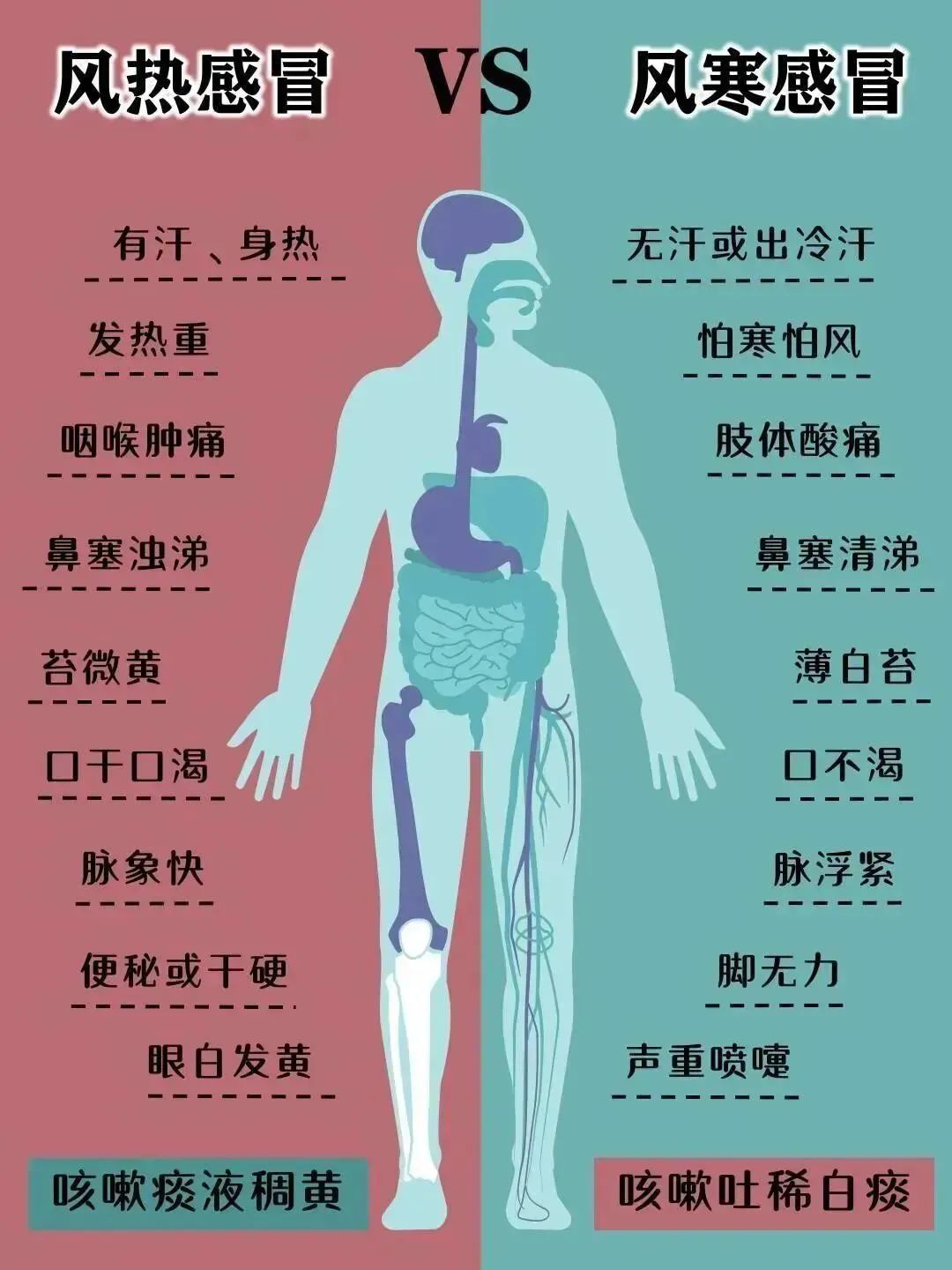 风寒感冒与风热感冒，你分得清吗？